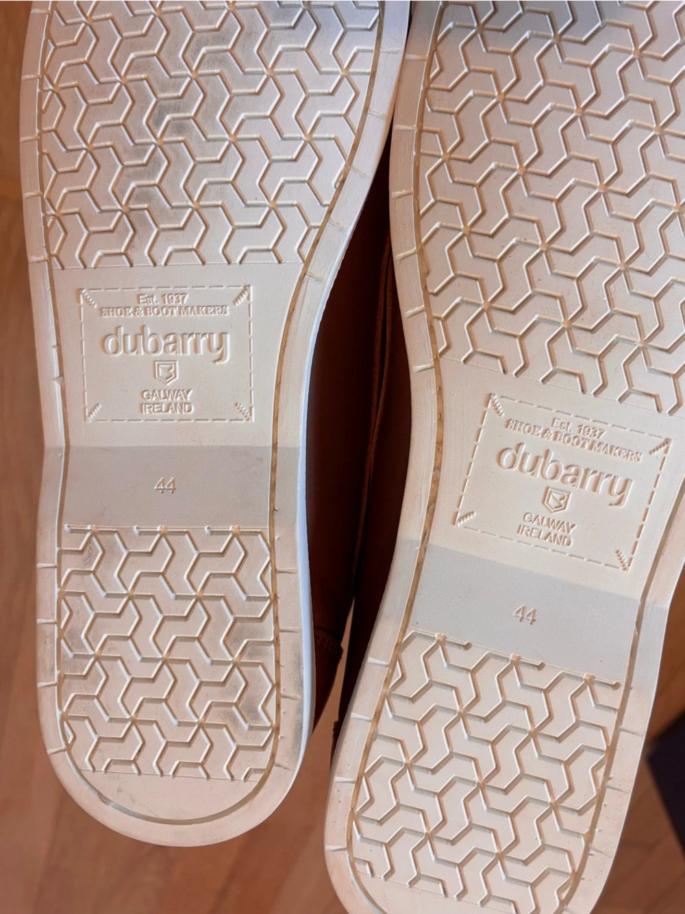 Dubarry of Ireland Port Brown Leather Deck Shoes Boat Shoes EU 44 NWT